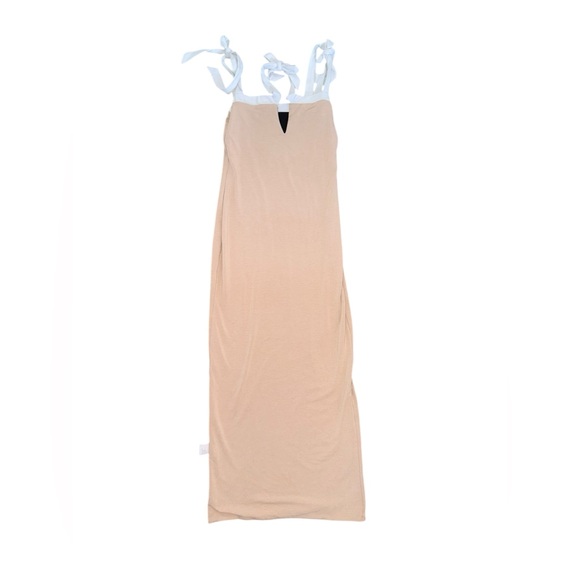 JLUXLABEL Black Tan & White Clarice Reversible Sleeveless Maxi Dress Size Medium - Picture 6 of 12